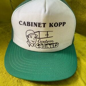 Green and White Trucker Hat